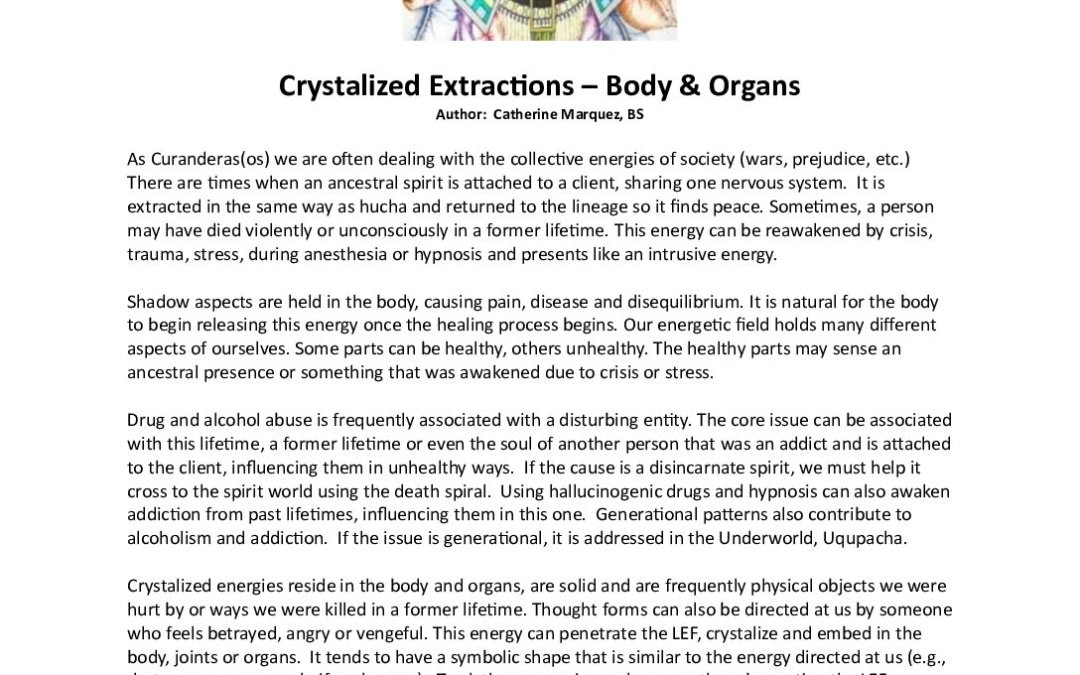 Crystalized Corpse Crystalized Extractions – Body & Organs | Ancient Instincts